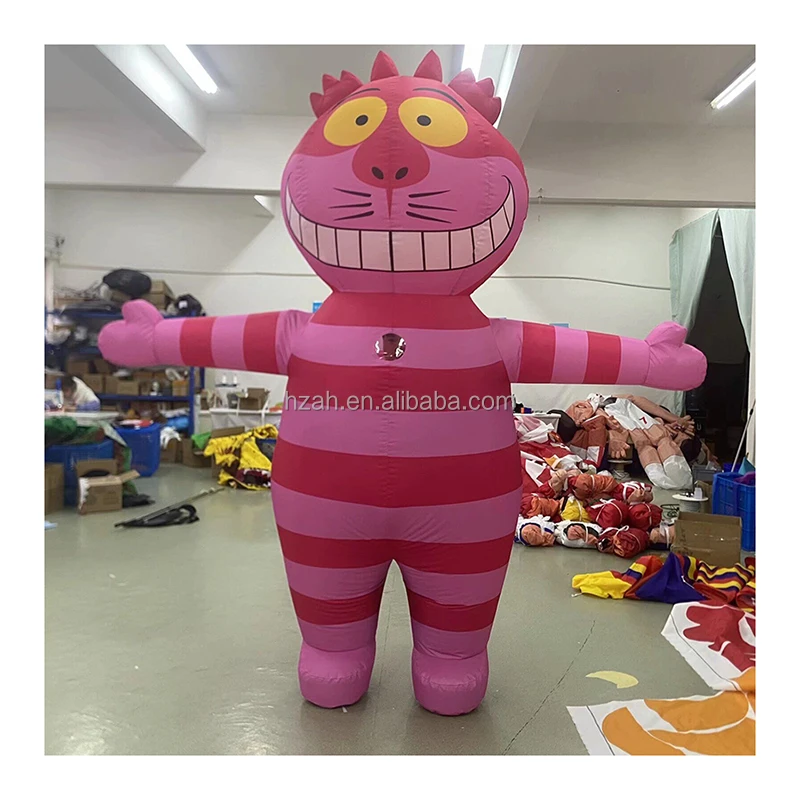 Alice in Wonderland Inflatable King Queen Rabbit Caterpillar Cheshire Cat Costume for Performance
