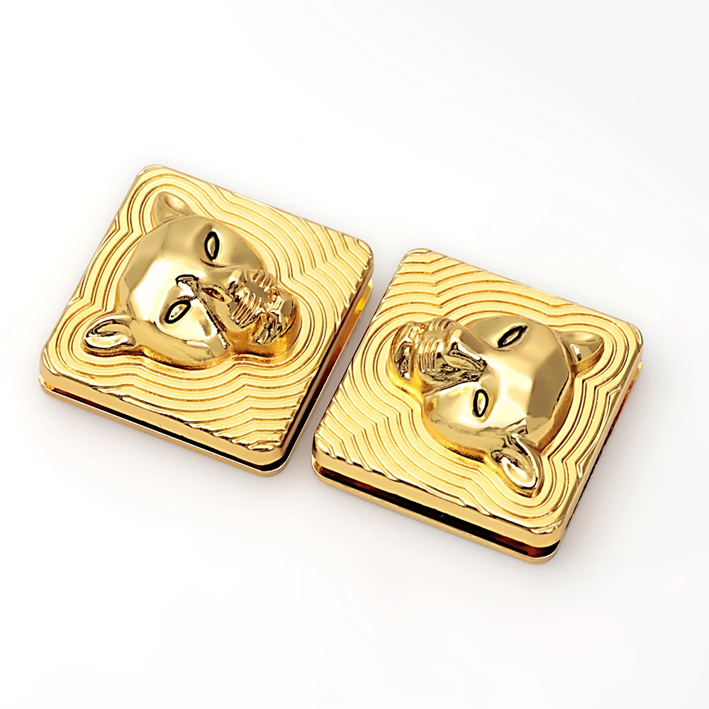 Hot sale die-casting metal bag accessories decoration suitcase parts for bags sign metal  customized zinc alloy sign