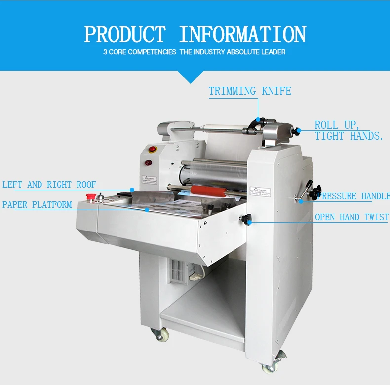 DSG-390A 390mm auto feeding separate paper laminating laminator machine