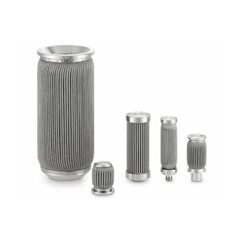 
Micro Custom Metal Etching Screen Seamless Pleat Wire Dust Stainless Steel Cylinder 