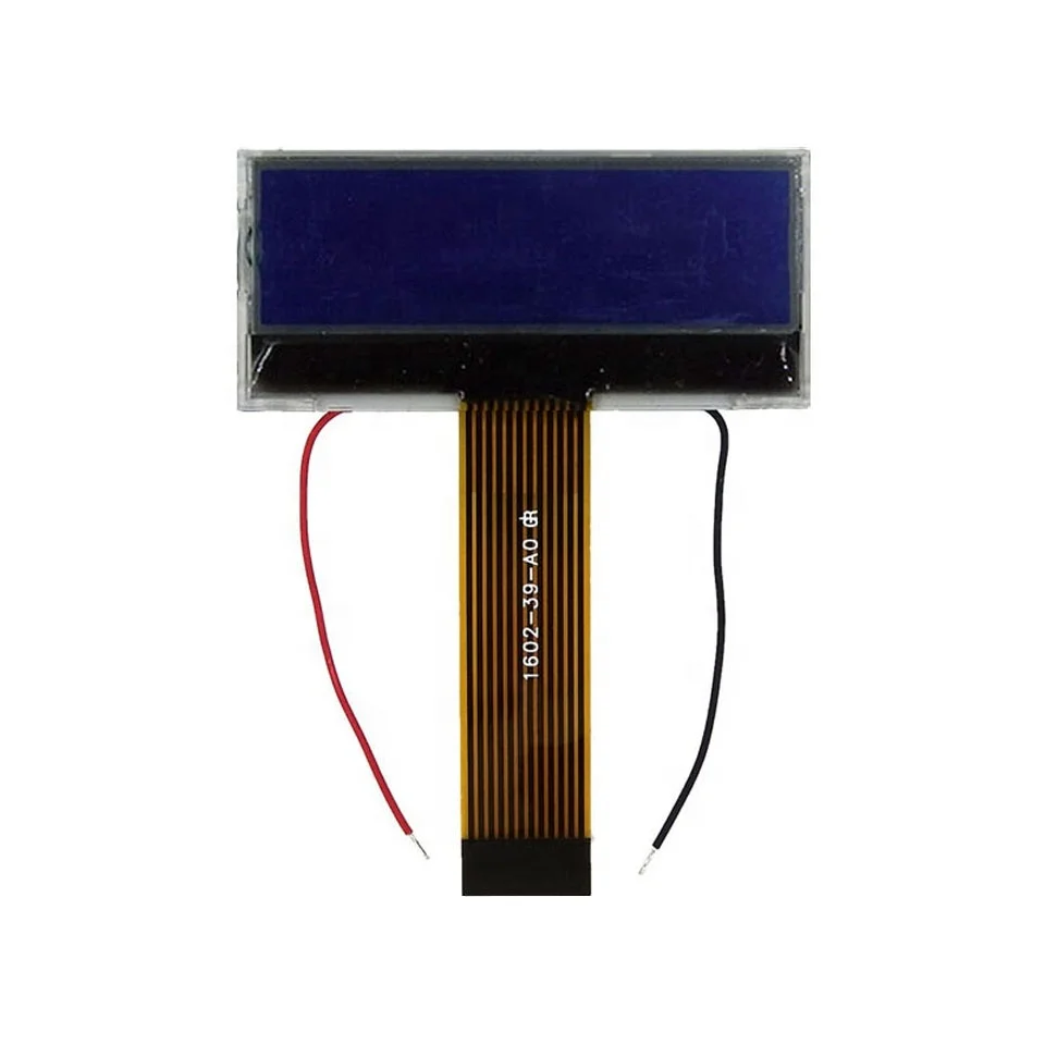 56.5*25.8MM 162 16X2 1602 COG SPLC792A Serial SPI Character LCD Module Display Screen LCM Blue Negative with White LED Backlight