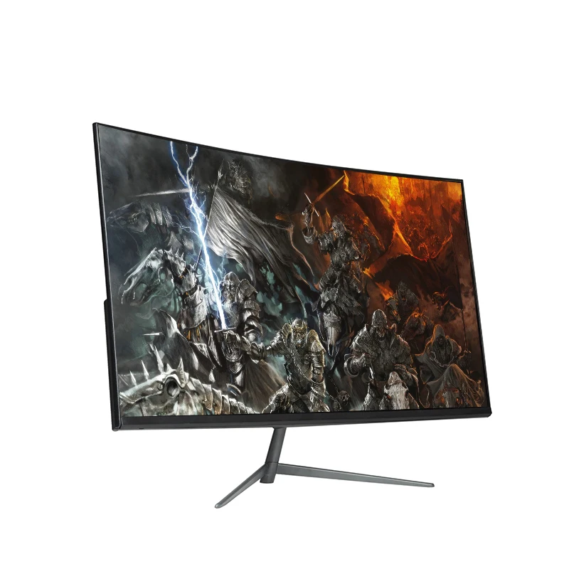 19 21.5 24 inch flat curved LED Gaming Monitor Full 1080P 1920 1080 LED  Monitor with 75 144 165Hz Refresh Rate Gaming Monitor