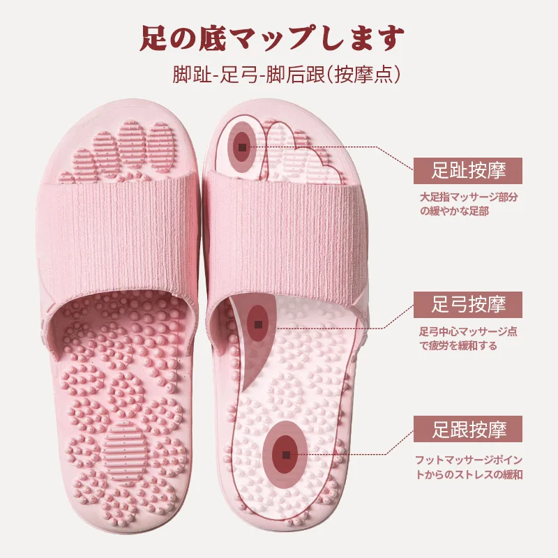 Wholesale Nonslip Massage Slippers for Men and Women  Fashion Lovers Home PVC Plastic Slippers