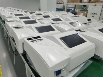 Portable Semi-Automatic Veterinary Chemistry Analyzer Clinical Analytical Instruments with Flow Cell for Portable Use