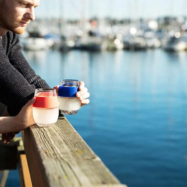 Хорошее качество двойные боросиликатные стеклянные кофейные чашки ручной работы с зернистой силиконовой лентой