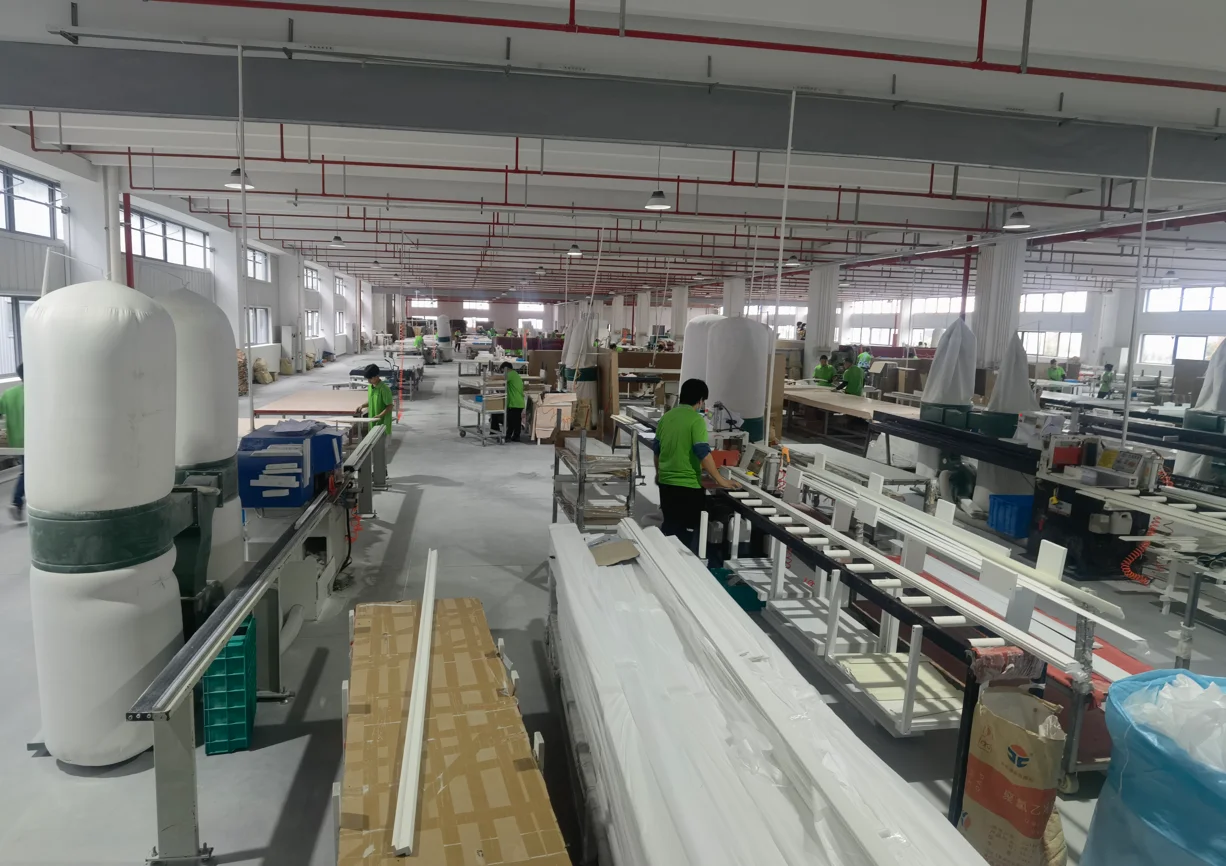 Oak Interior Partition Glass PVC Folding Doors 10mm