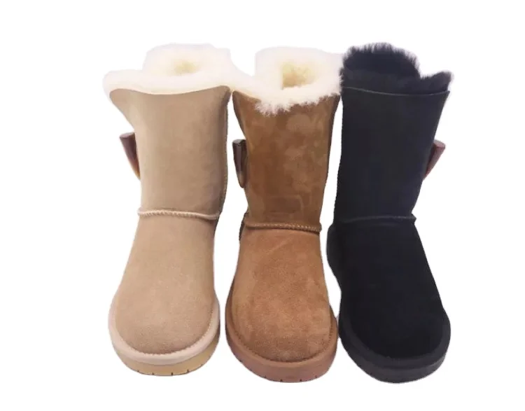2022 new fashionable custom  Warm suede fabric  women Waterproof Furry shoes snow boots for women