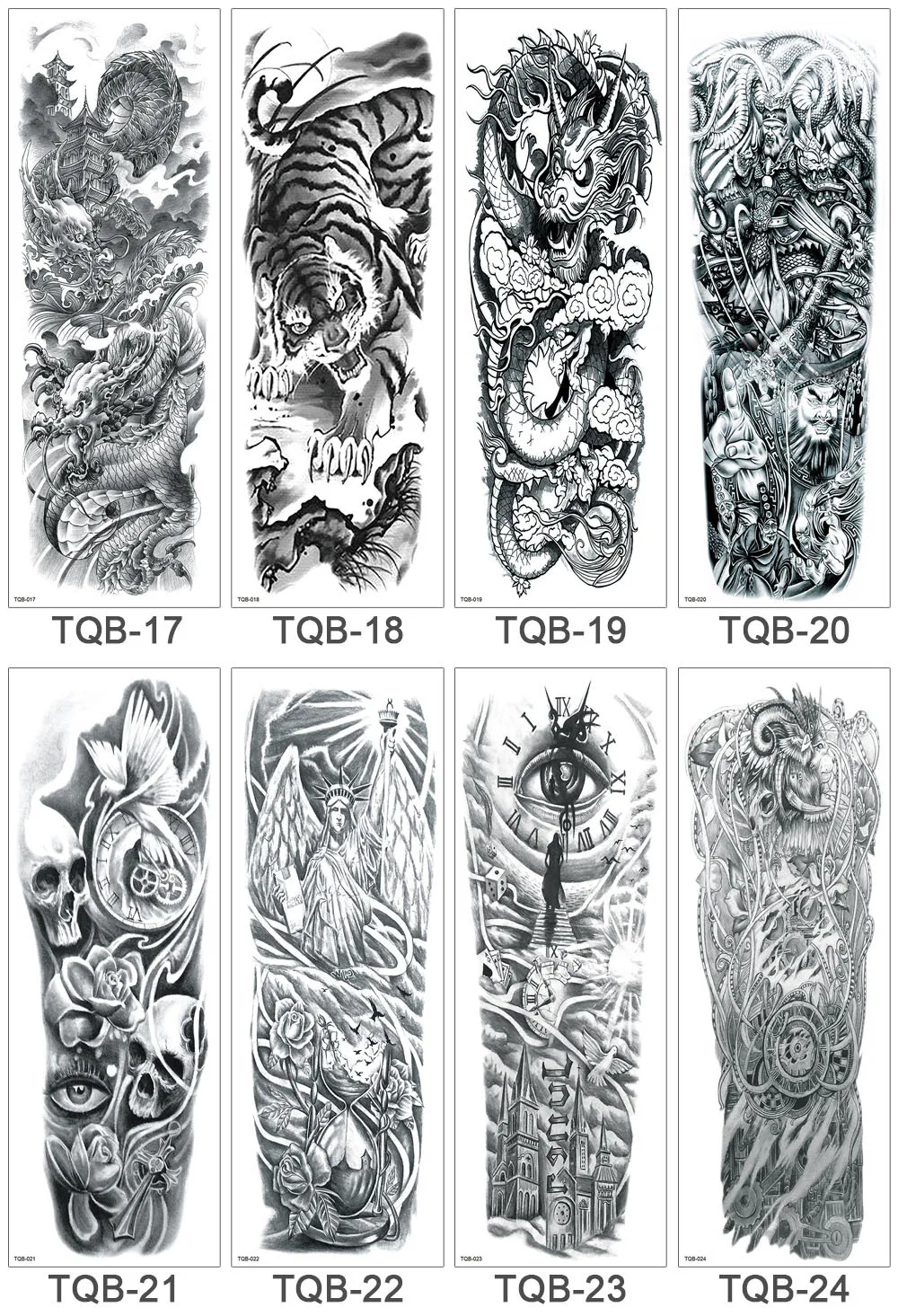 Hot Sale Cheap Price Eco-friendly Full Arm Larger Temporary Tattoo Sticker For Men and Women
