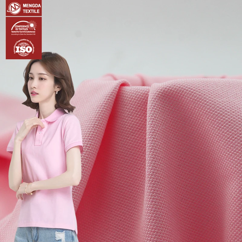 85% cotton 15% polyester export blend t shirts  jersey cotton/polyester fabric for polo shirt