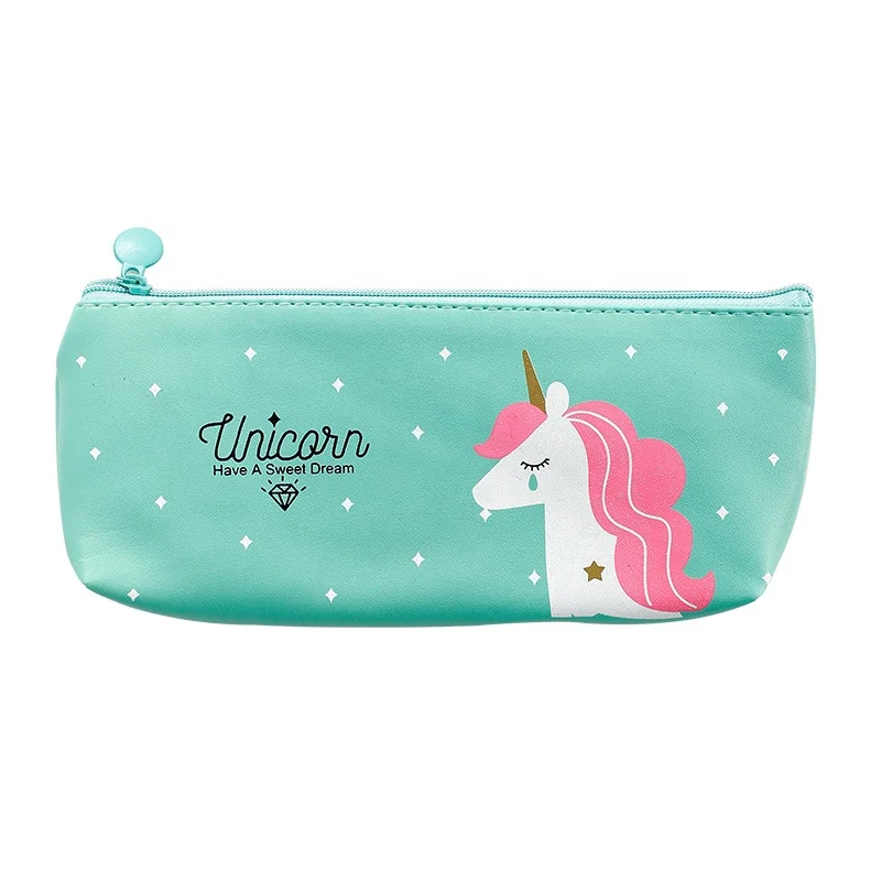 Wholesale unicorn pen case custom stationery pencil case