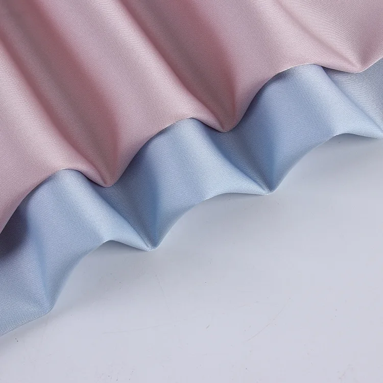 Wholesale shiny polyester 50D 75D duchess silk satin fabric stretch satin fabric for wedding dress