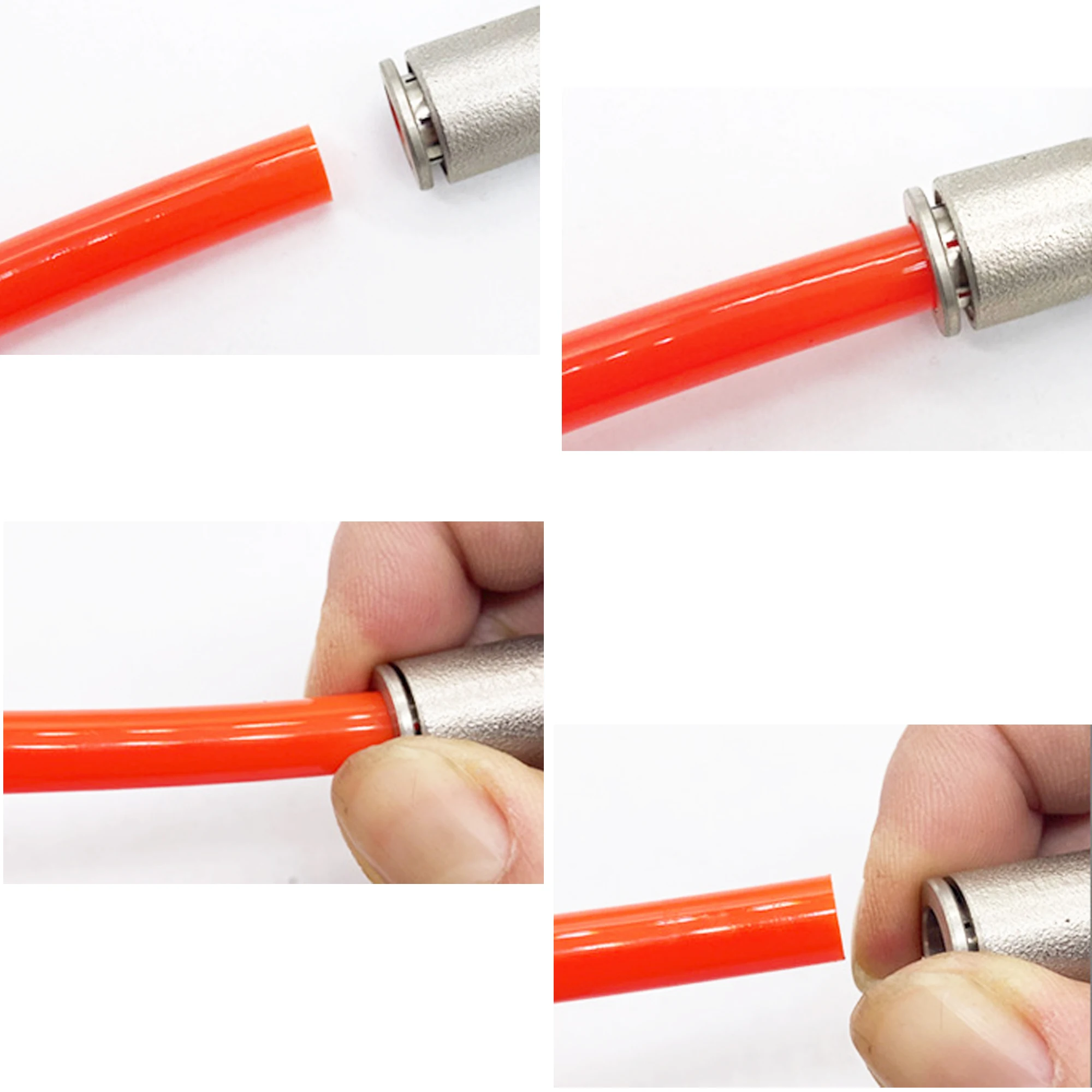 Nickel Plated Copper Metal Connector 6/8/10/12/14/16mm Pneumatic Air Hose Fitting Quick Plug Coupling