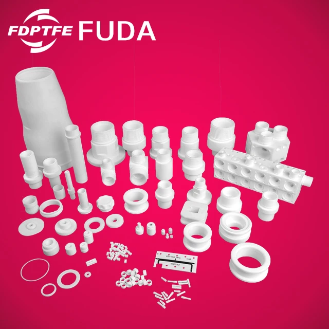 FUDA пользовательские политрафторэтилен ПТФЭ болтовые гайки cnc обрабатывающие детали