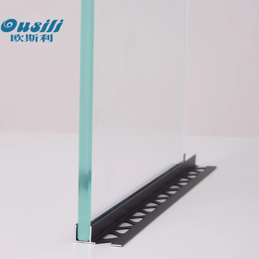 Custom aluminum Profile Tile Trim Edge Metal Building Materials Use For Interior Decor