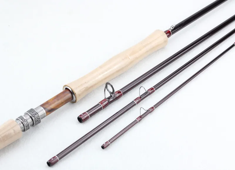  Оптовая продажа переключатель fly штанга 11ft 4 секции 3/4wt классический экшн удочка