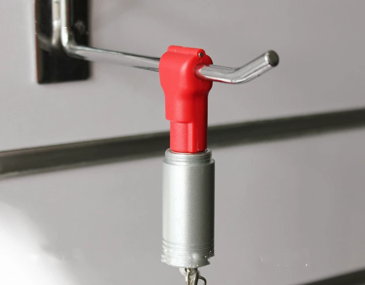 500 Piece EAS Security Hook Stop Lock 5 Piece Stop Lock Magnetic Key Retail Store Anti-theft Plastic Stop Lock for Single Hook