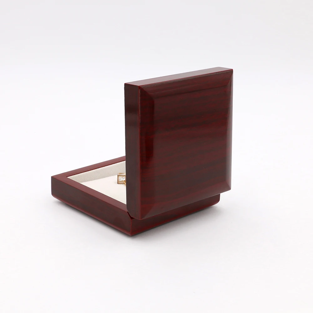 Necklace Customize Girls Wooden Magnetic Led Light Jewelry Display Wood Gift Box Necklace Jewelry Box With Led Light