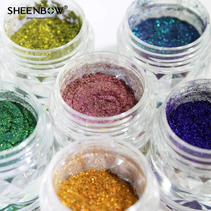 Sheenbow Косметика прессованный пигмент Хамелеон блестящие тени для век Палитра