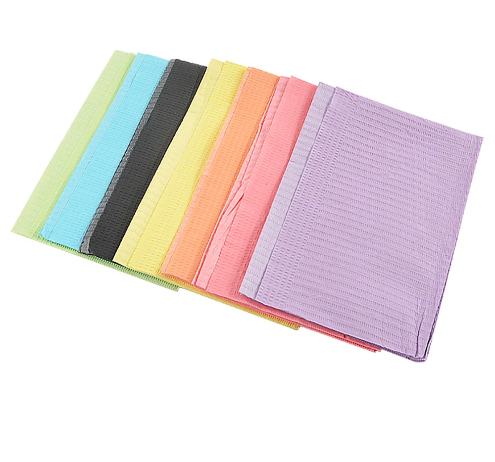 125Pcs/Bag Disposable Nail Wipes Pads Tech Supplies Waterproof Foldable Sheet Cleaning Hand Lint Paper Practice Nail Art Mat