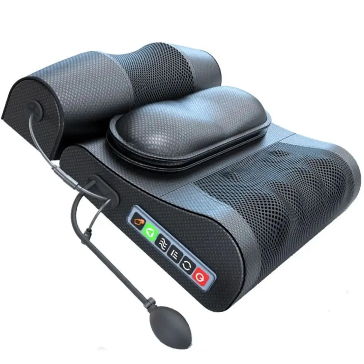 High Quality 3 In 1 Newest Head And Neck Shiatsu Deep Kneading Portable Soft Massage Pillow With Neck Heat