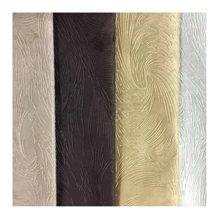new fashion suede cheap upholstery embossed velvet fabric sofa upholstery