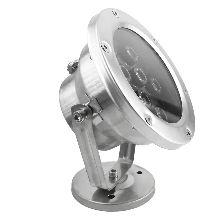 9 Вт светодиодный фонарь для фонтана 304 SS 9 Вт 18 Вт 27 Вт 24 В постоянного тока IP68 белый RGB dmx погружной светодиодный фонарь для фонтана