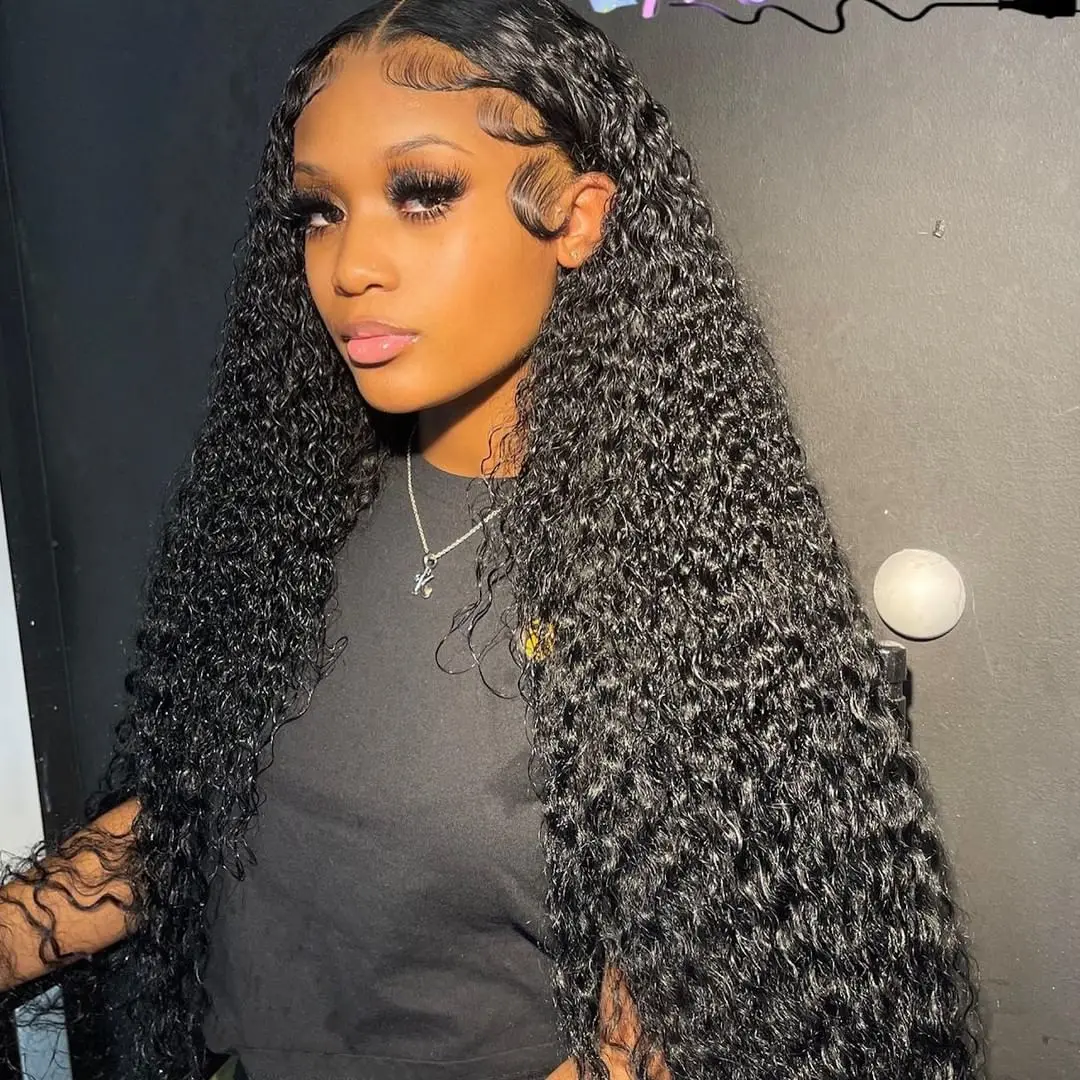 Дешевые оптовые 13 X6 натуральные парики фронта шнурка человеческих волос, 26 28 30 40 Full Lace глубокая волна парик, 13X4 Hd шнурка глубокая волна парик