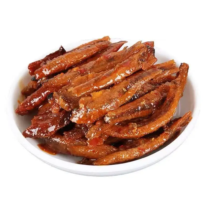 
Factory price Dried fish snacks Deep Seafood Fish Snacks Traditional Chili spicy fish snacks 