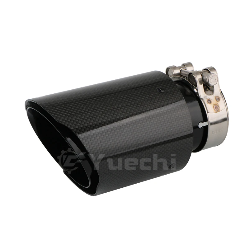 Car Exterior Accessories Customize Size Carbon Fiber Exhaust Pipe Universal  Car Modify Muffler Tail Tips