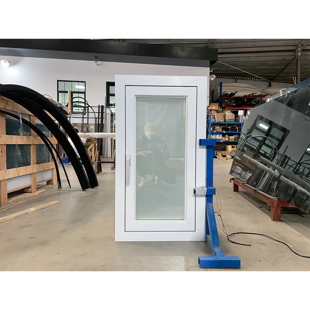 Hot Sale Thermal Break Aluminum Flush Frame Casement Windows With Smart Glass For Houses