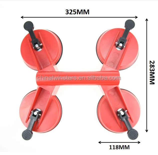 Factory Manufacture Various Four Sucker Vacuum Glass Suction Cup Vacuum Lift Glass Suction Lifter