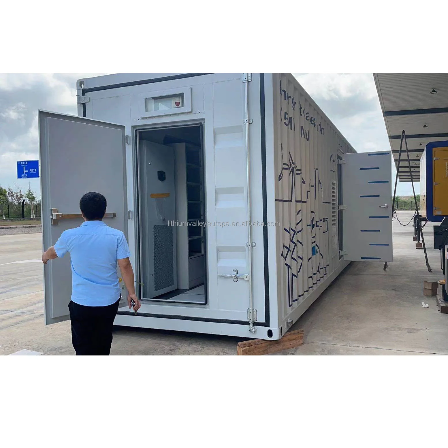 Customizable Power with All In One Solar Residential Storage 2MWh/1MW Energy Storage System Container