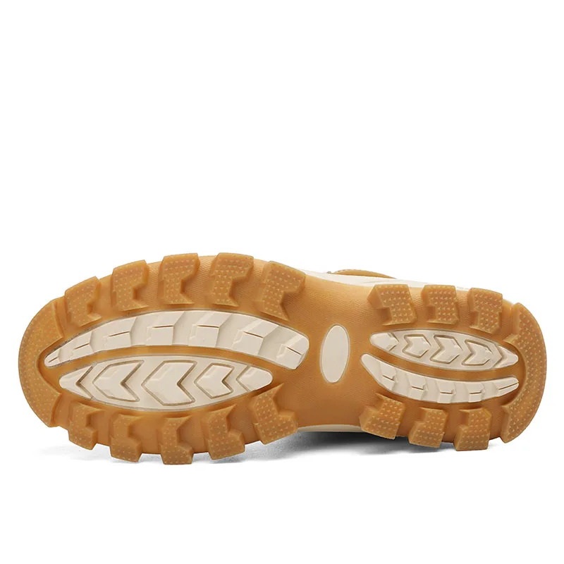 
Mens Outdoors Sports Fashion shoes Women Classic Antiskid Wear-resisting Martin Boots Snow Couples Leather Mid-Calf Boots 