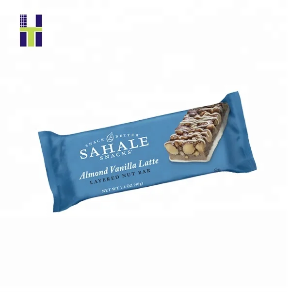 Custom Printed Plastic Food Filling and Sealing Machine Heat Seal Side Gusset Bag Gravure Printing Waffles packaging bag
