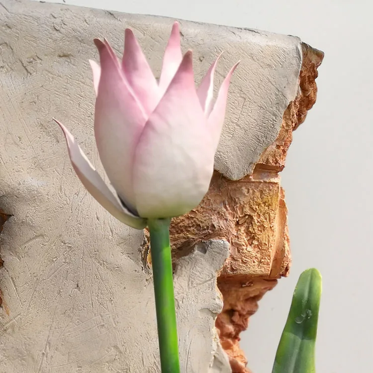 Metal Lotus Shape Mini-water-fountains Enchanted Garden Modern Water Fountain