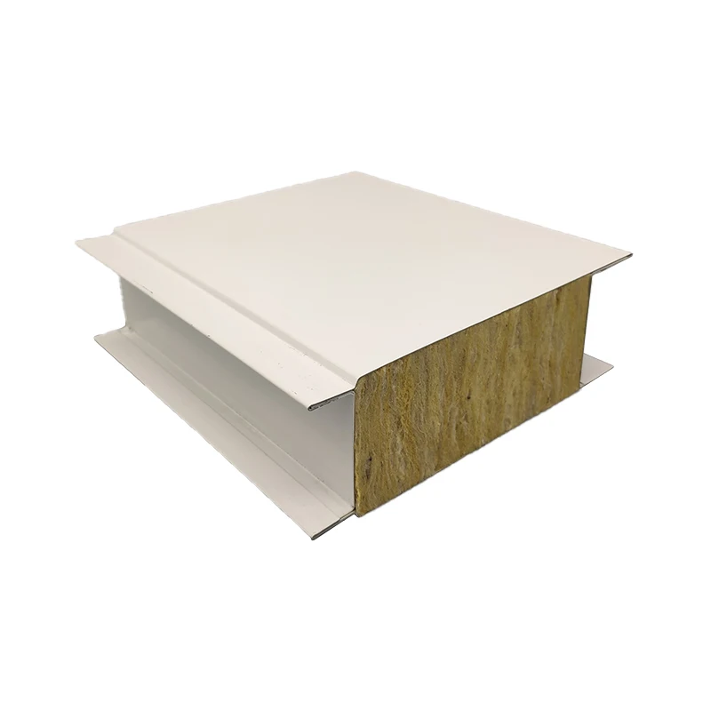 Factory direct sale Rock wool sandwich panel board for prefabricated house