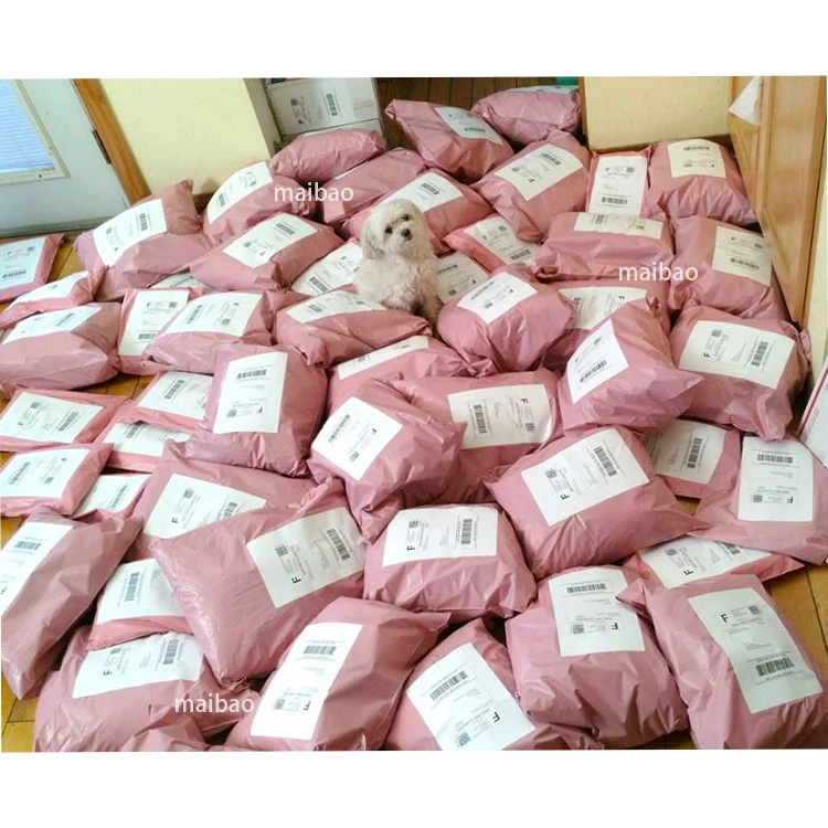 Custom Black Eco Friendly Plastic Poly Mailers Shipping Envelopes Waterproof Material Biodegradable Mailing Bags With Logo