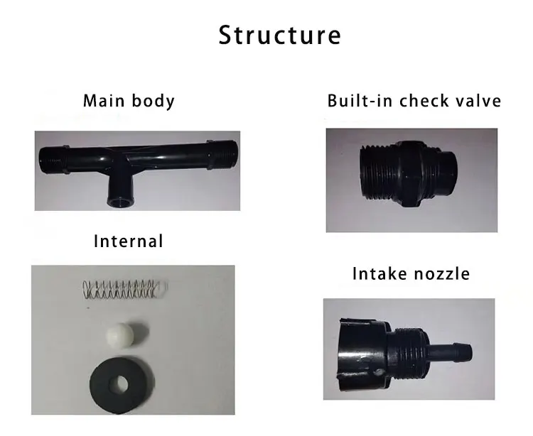 4 point Venturi Jet aerator/Ozone Venturi Jet/gas-water mixed Venturi tube