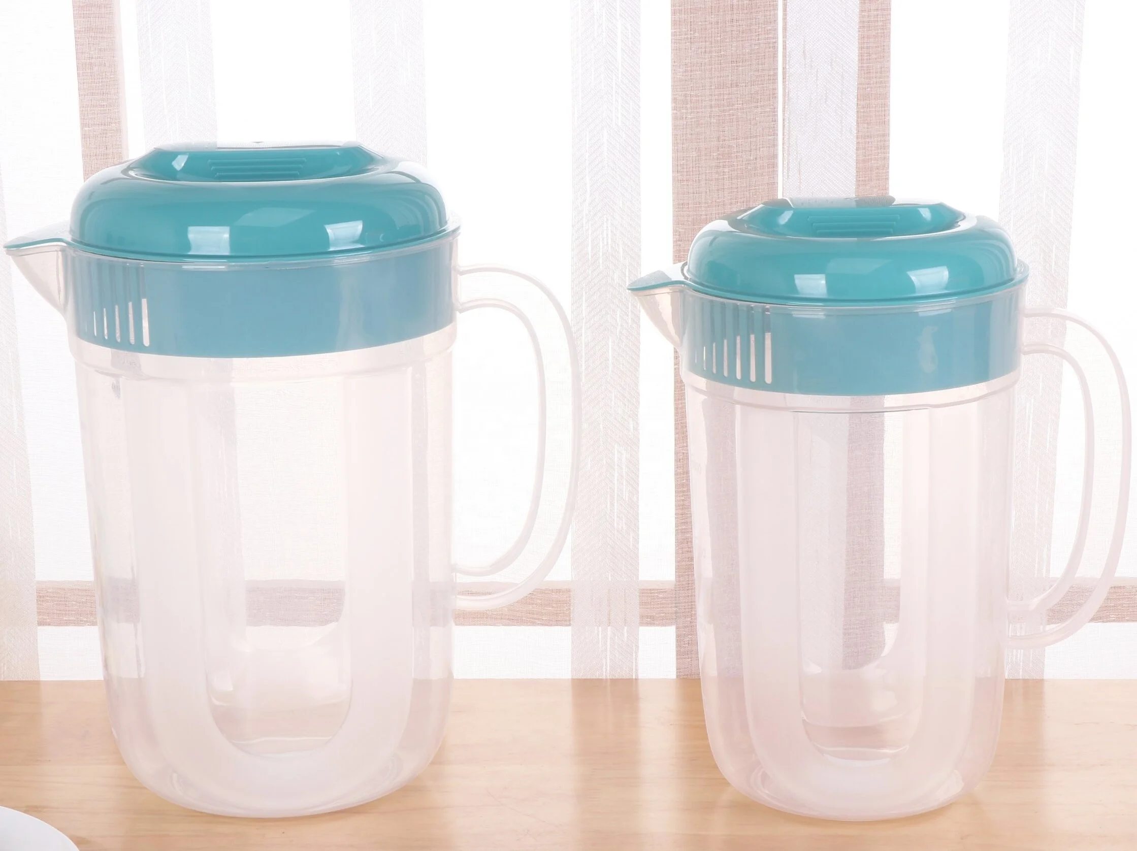 3.5L Large Capacity Transparent Juice/Coffee/Tea/Water Jugs Plastic Pitcher With Lid