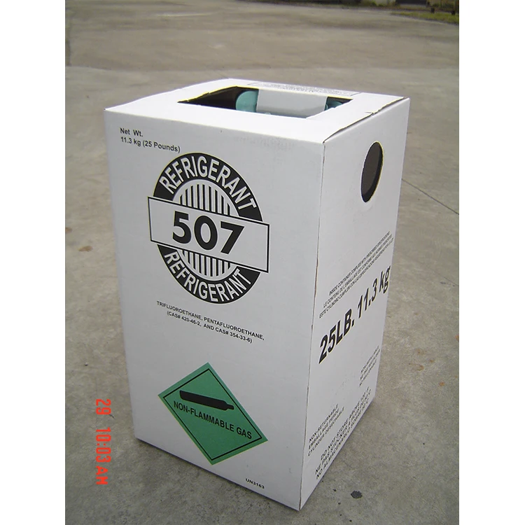 Factory Providing Refrigerant Gas R507a For Heat Pump Water Heaters, Dehumidifiers