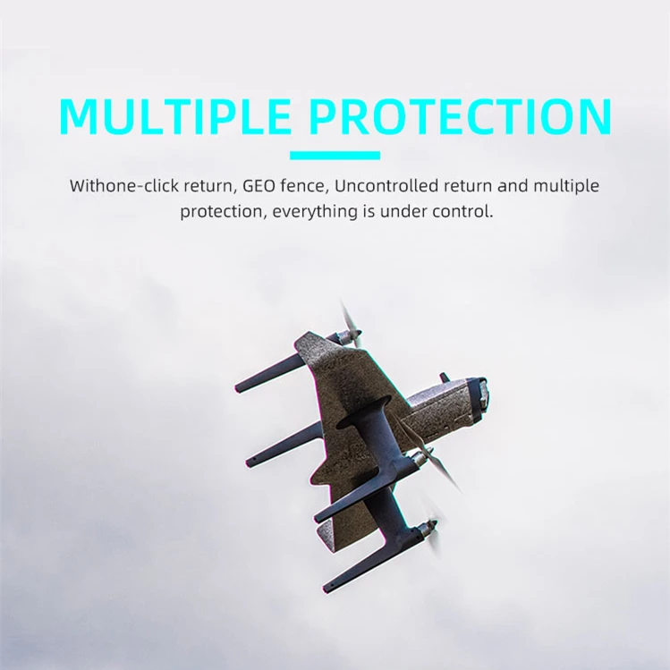  Swan K1 PRO New Technology Fixed Wing No Need Rudder Vertical Take Off Landing Professional Mini Drones 2021 FPV Racing