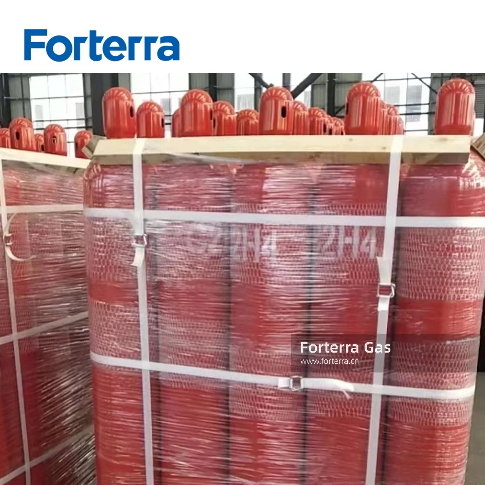 Factory Price 40L 6KG 99.95% Purity Acetylene Gas Refilling Acetylene C2H2 Gas in 40L Steel Cylinder for sale