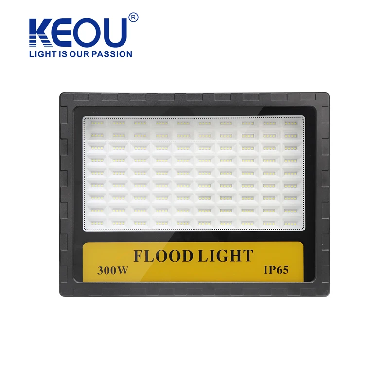 High wattage square aluminum grid reflector IP66 waterproof 300W 30000lm flood led light for outdoor stadium