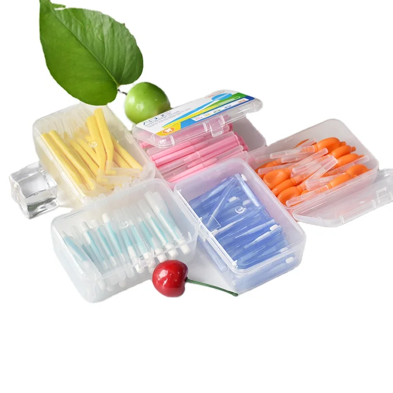 New Products Health Care Interdental Brush Manufacture L Type Interdental Brush toothpick Floss brush
