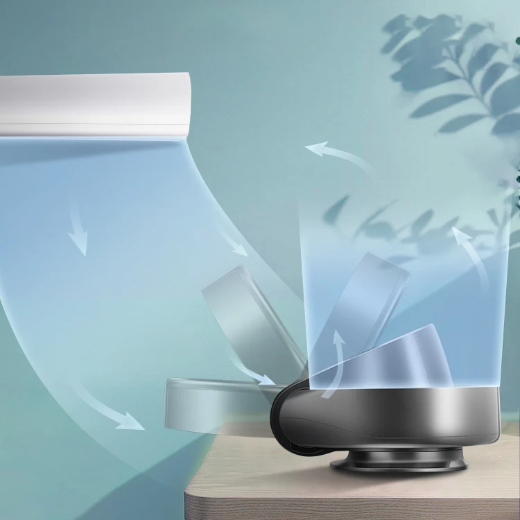 Table Wall Mounted Bladeless Fan Silent Dc Motor Energy-Saving Turbocharging Technology Smart Air Cooling Fan