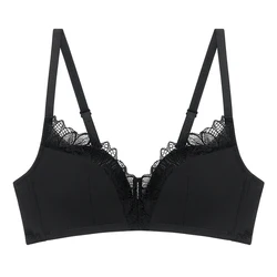 Top Quality Nice mixed Pure sexy breast without bra Color Wire free Seamless Bra