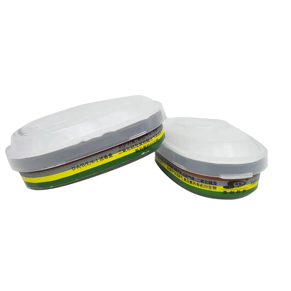 Воздушные фильтры с активным углем ABEK1 P1 картридж против респиратора ядерным излучением маска фильтром