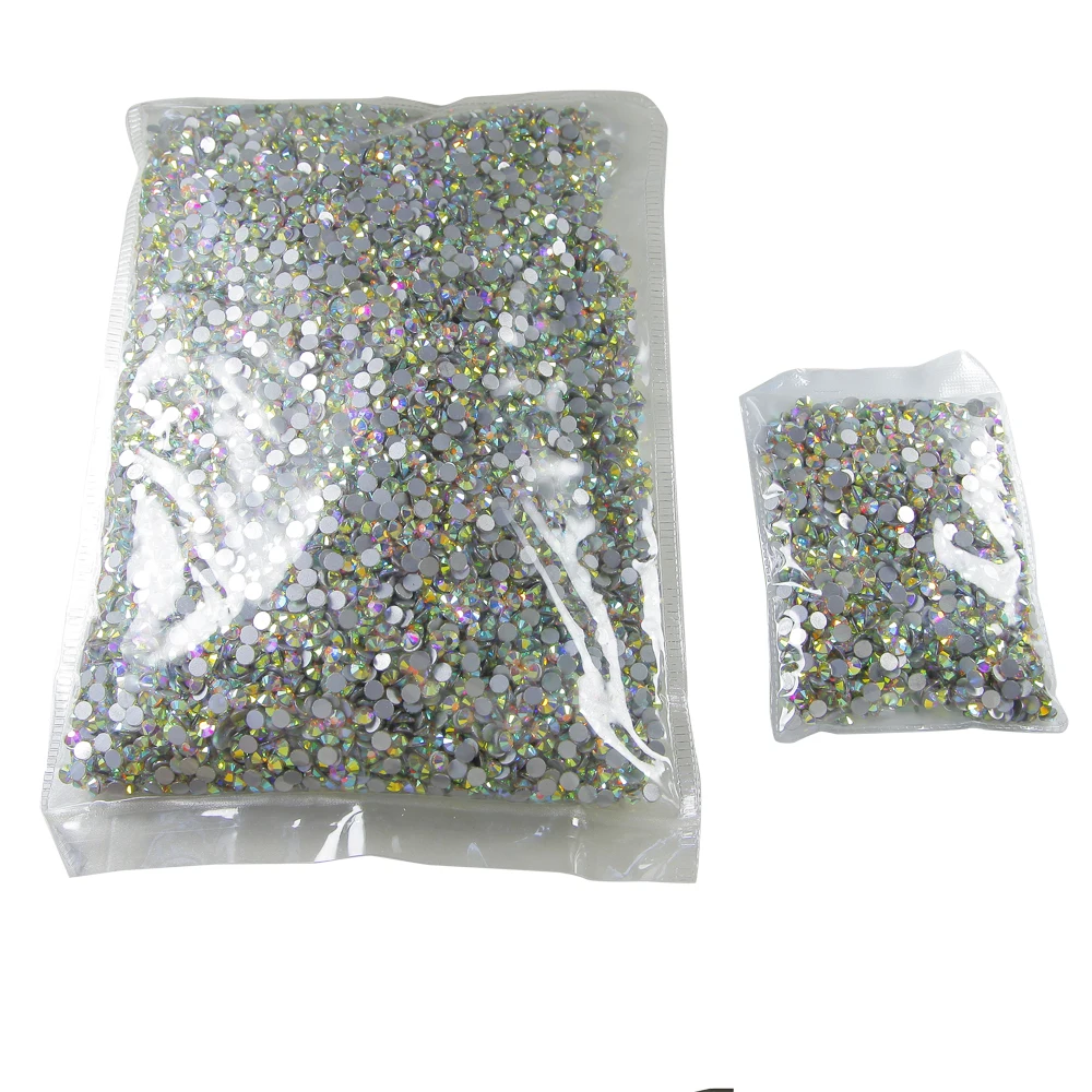 pujiang yantuo crystal flat back strass differential pricing crystal 5mm AB Rhinestone nail