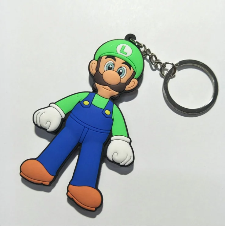 UFOGIFT Super Mario Bros 6 cm Action Figures PVC Toys Keychain Super Mario Keychain