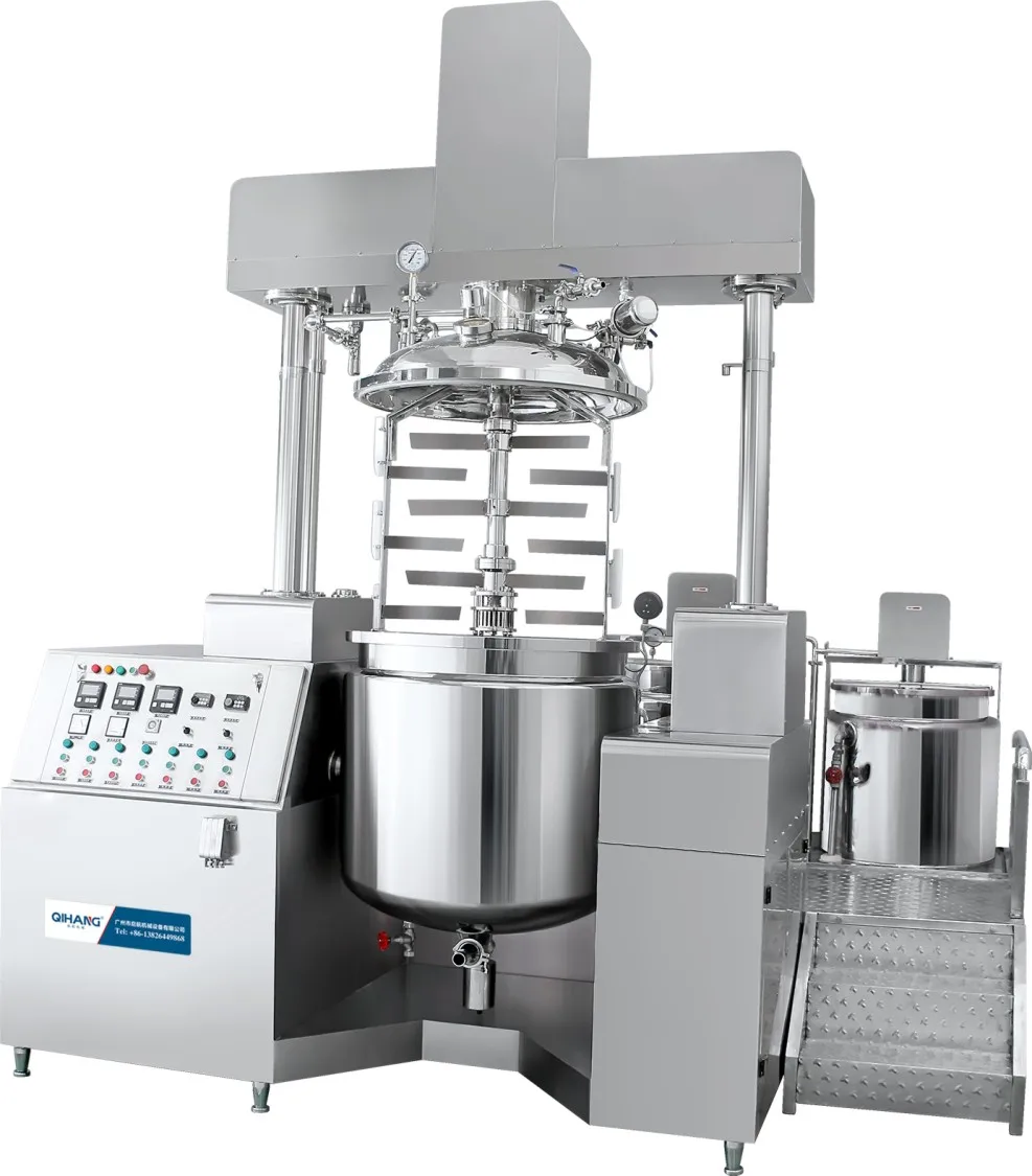 hydraulic lift cylinder 500L-3000L vacuum emulsifier homogenizer High product Hydraulic Lifting platform cosmetic machines